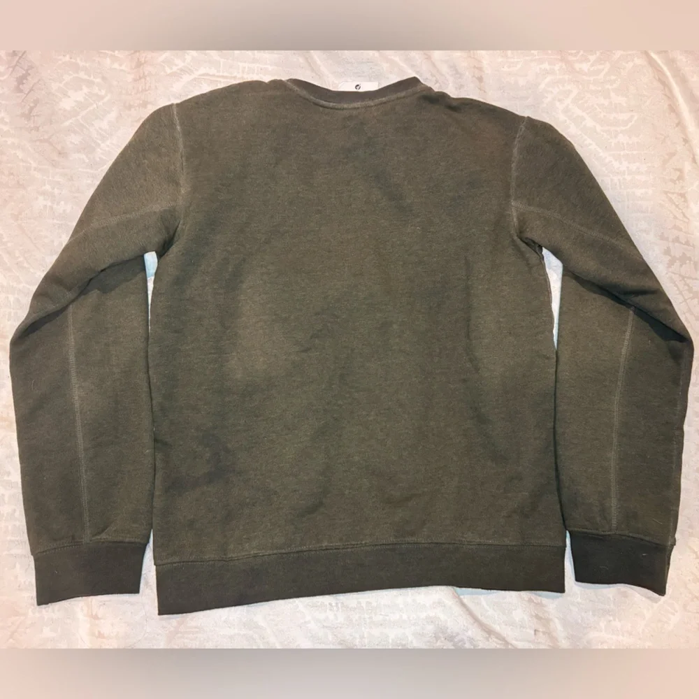NWT Boys Sovereign Code Pullover Top Sweatshirt Crew Long Sleeve olive Green